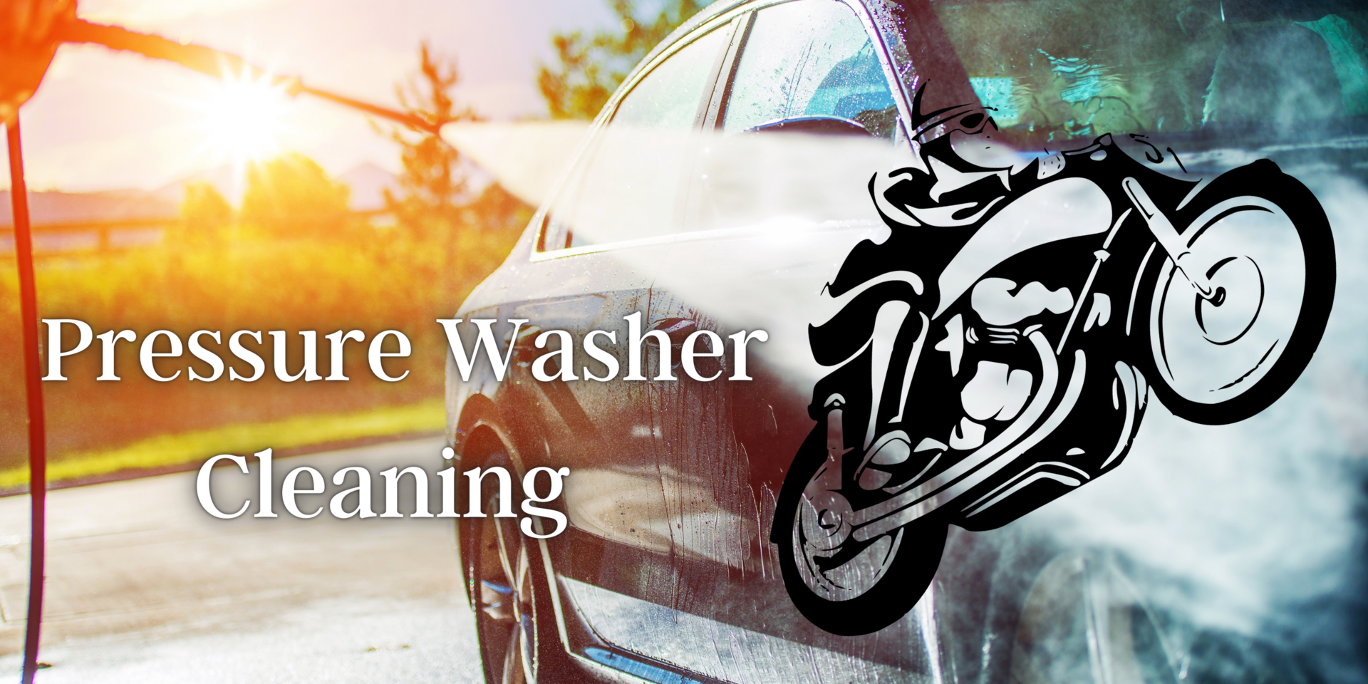 The best way to use a pressure washer for motorcycle cleaning!